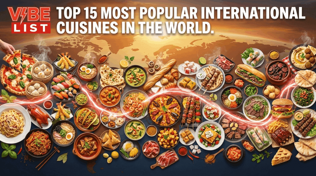 Top 15 Most Popular International Cuisines in the World