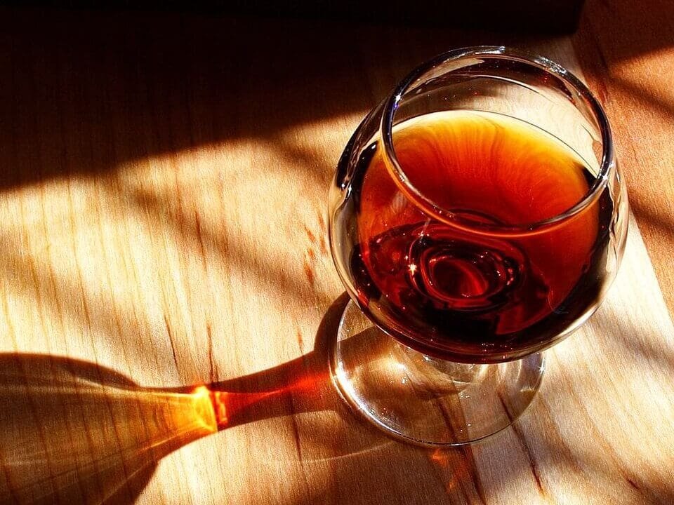 Glass of wine