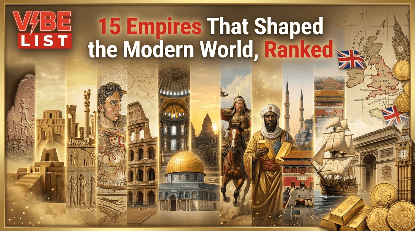 15 Empires That Shaped the Modern World, Ranked | Vibe List