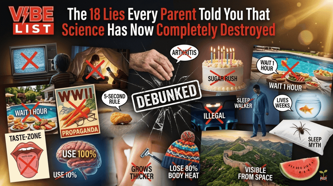 The 18 Lies Every Parent Told You That Science Has Now Completely Destroyed