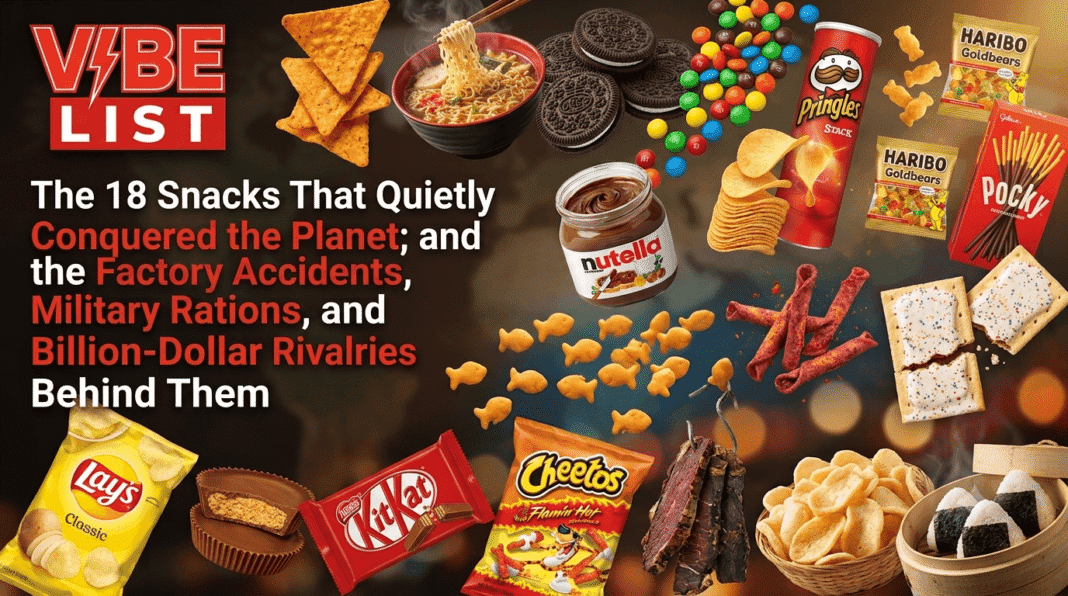 The 18 Snacks That Quietly Conquered the Planet